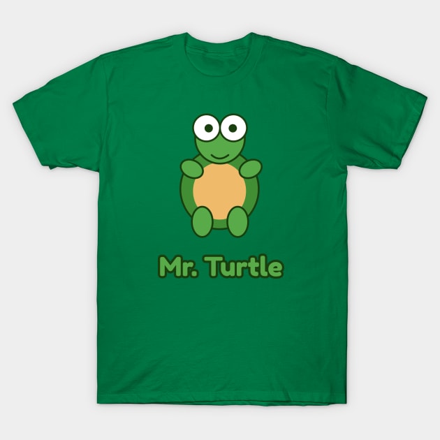 Mr. turtle T-Shirt by Applesix